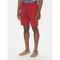 Hechter Paris Шорти от плат 26664 151365 Червен Regular Fit