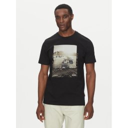 BOSS Тишърт Te_Dunetrace 50539187 Черен Regular Fit
