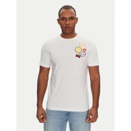 Puma Тишърт Graphics Icon 684829 Бял Regular Fit