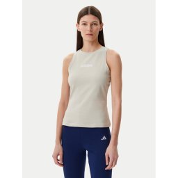 adidas топ Essentials Linear JC5790 Бежов Slim Fit