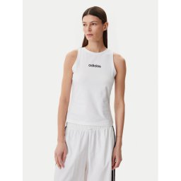 adidas топ Essentials Linear JC5799 Бял Slim Fit