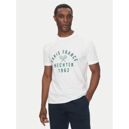 Hechter Paris Тишърт 75014 151919 Бял Regular Fit