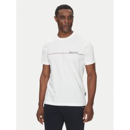 Hechter Paris Тишърт 75008 151919 Бял Regular Fit