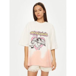 One Teaspoon Тишърт Angel 26821 Екрю Relaxed Fit