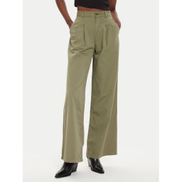 Levi's® Текстилни панталони A7535-0000 Зелен Wide Leg