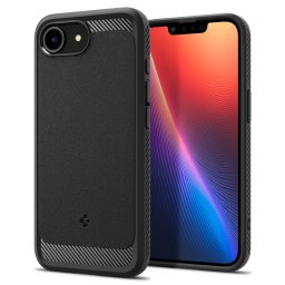 Гръб Spigen за iPhone 17E, iPhone 16E, Rugged Armor, MagSafe, Черен
