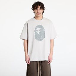 Тениска A BATHING APE Heavy Washed Ape Head Relaxed Fit Tee UNISEX Gray XXL