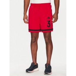 adidas Спортни шорти Seasonal Essentials Sport JD8089 Червен Regular Fit