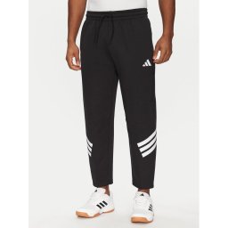 adidas Долнище анцуг Future Icons 3-Stripes JD4889 Черен Loose Fit