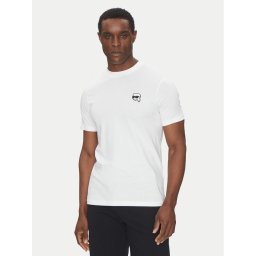KARL LAGERFELD Тишърт 755710 500224 Бял Regular Fit