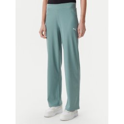 Puma Долнище анцуг Ess Elevated 685025 Зелен Straight Fit