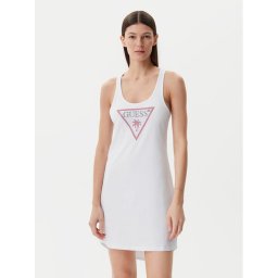 Guess Лятна рокля E5GP01 I3Z14 Бял Regular Fit