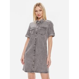 Vero Moda Дънкова рокля Jennie 10309665 Сив Regular Fit