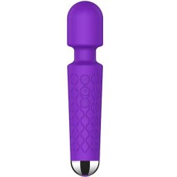 Вибро-масажор от Медицински силикон с 28 функции "LUNNA PURPLE" 20 см