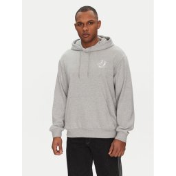 adidas Суитшърт Made By Nelson V-Day JP0979 Сив Loose Fit