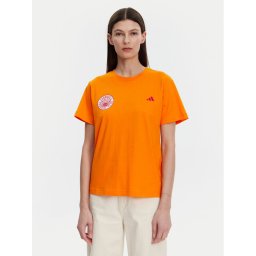 adidas Тишърт FARM Graphic JD6293 Оранжев Regular Fit