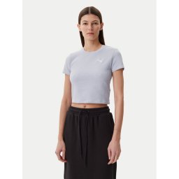 Puma Тишърт Dare To 629806 Светлосиньо Slim Fit