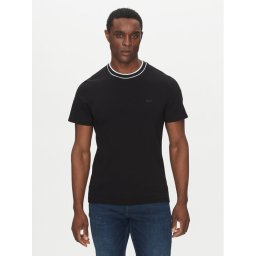 Lacoste Тишърт TH8174 Черен Regular Fit