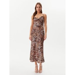 Guess Ежедневна рокля W5GK85 WH9C2 Кафяв Regular Fit