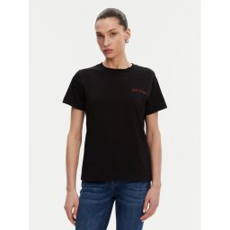 Guess Тишърт W5RI04 I3Z14 Черен Regular Fit
