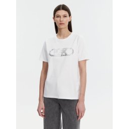 MICHAEL Michael Kors Тишърт MS551SC2ZU Бял Regular Fit