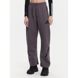 adidas Долнище анцуг Z.N.E. Barrel JC5411 Сив Loose Fit