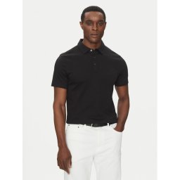 Michael Kors Тениска с яка и копчета CB95FGVC93 Черен Regular Fit