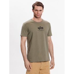 Alpha Industries Тишърт Basic 118533 Зелен Regular Fit