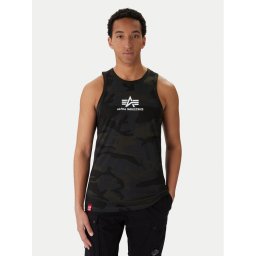 Alpha Industries Мъжки топ Basci Camo 126566C Сив Regular Fit