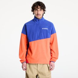 Яке adidas Terrex Multi Climawarm Fleece Anorak Semi Lucid Blue/ Semi Impact Orange/ Pure Ruby L