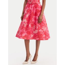 Fracomina Пола тип трапец FR25SG2012W775U6 Розов Flare Fit