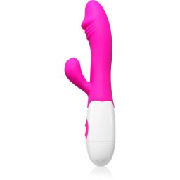PRETTY LOVE Snappy вибратор със стимулиране на клитора Pink 19 см