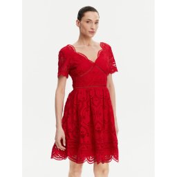 Morgan Коктейлна рокля 251-ROMBRE Червен Regular Fit