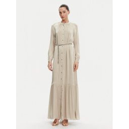 MICHAEL Michael Kors Рокля тип риза MS482CM8BB Бежов Regular Fit