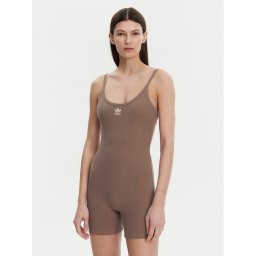 adidas Гащеризон Essentials JD1463 Бежов Slim Fit