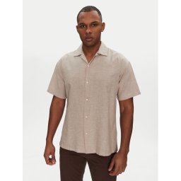 Jack & Jones Риза Breeze Resort 12268967 Бежов Relaxed Fit