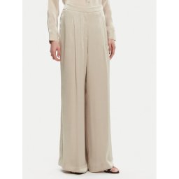 MICHAEL Michael Kors Панталони тип палацо MS430638BB Бежов Wide Leg