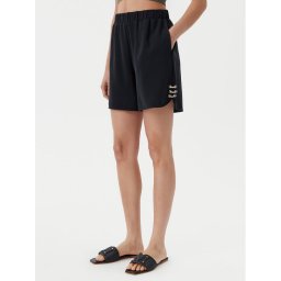 Liu Jo Шорти от плат TA5227 J4869 Черен Relaxed Fit