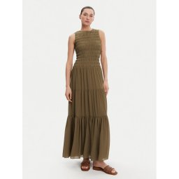 MICHAEL Michael Kors Лятна рокля MS582VF7R3 Каки Regular Fit