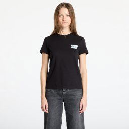 Тениска Tommy Jeans Reg Tj Bubble Tee Black XS