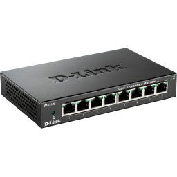 D-Link DES-108 - 8 портов неуправляем десктоп суич