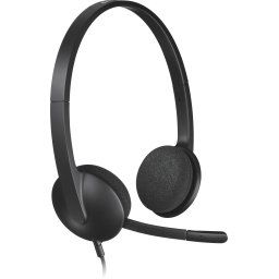 Слушалки с микрофон Logitech H340 USB