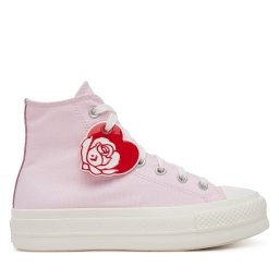 Кецове Converse Chuck Taylor All Star Lift Platform Hearts A13652C Розов