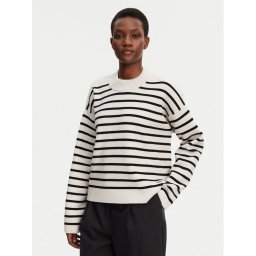 AMI Paris Пуловер UKS036.KN0041 Сив Relaxed Fit