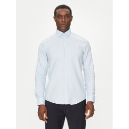 Calvin Klein Риза K10K114360 Светлосиньо Slim Fit