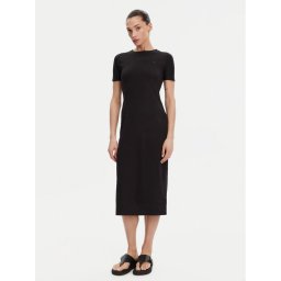 Calvin Klein Ежедневна рокля K20K208299 Черен Slim Fit
