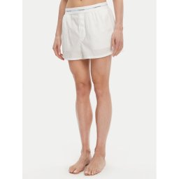 Calvin Klein Underwear Пижамени шорти LV00QS7411 Бял Relaxed Fit