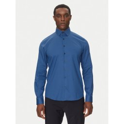 Calvin Klein Риза K10K114298 Син Slim Fit