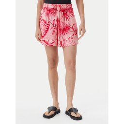 Liu Jo Beachwear Шорти от плат VA5126 T2961 Розов Relaxed Fit