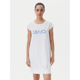Liu Jo Beachwear Ежедневна рокля VA5194 JS003 Бял Regular Fit